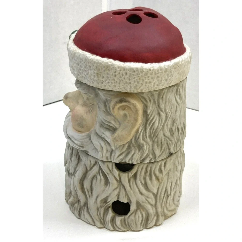 Vintage 1998 Heritage Mint Ltd Santa Claus Potpourri Warmer Christmas Decor 7 in